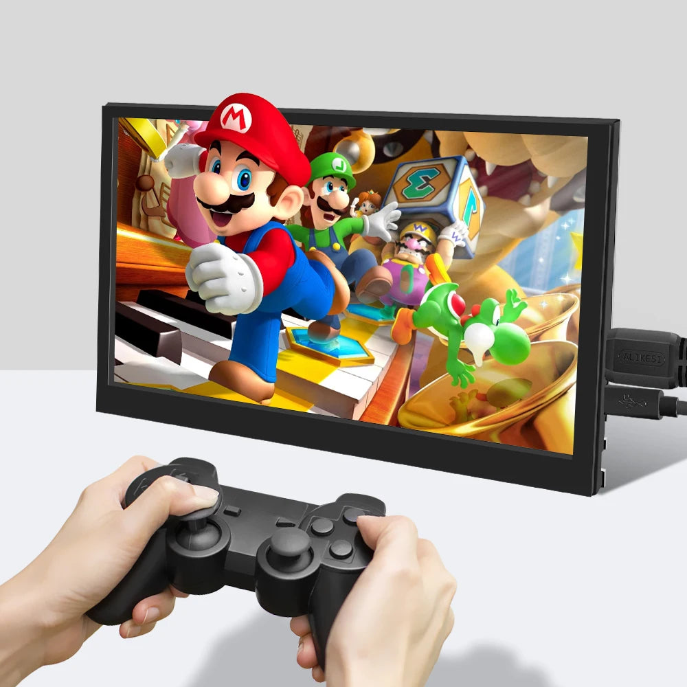 7 Inch IPS Touch Screen Monitor HDMI Compatible 1024x600 Portable Display with Case