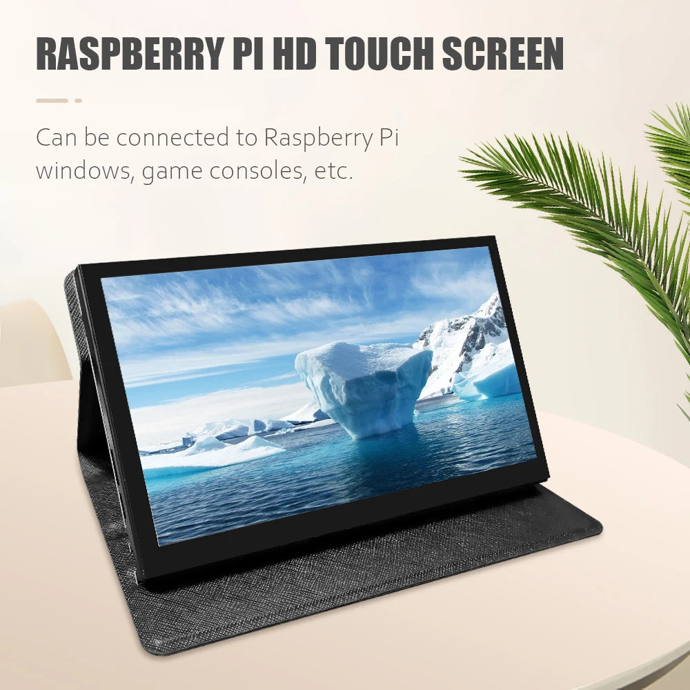 7 Inch IPS Touch Screen Monitor HDMI Compatible 1024x600 Portable Display with Case