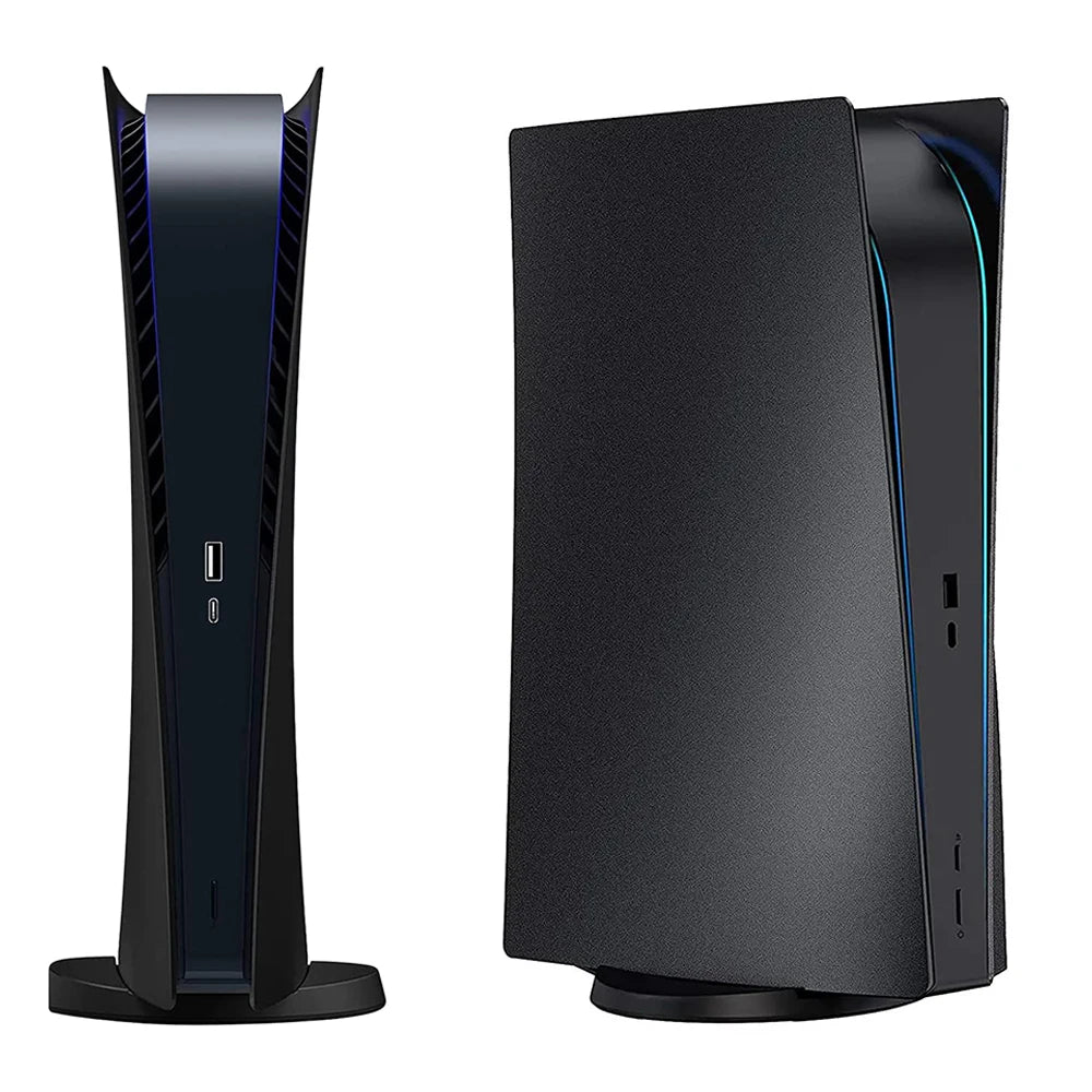 Console Cover Plates Compatible with PS5 Digital Edition Replacement Side Shell Panels