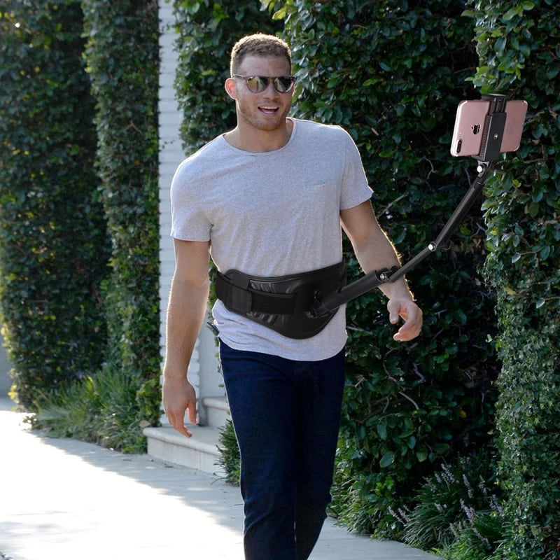 Adjustable Waist Belt Mount for Action Cameras EVA Strap Hands Free Holder