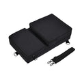 Portable DJ Equipment Carry Bag with Padded Interior and Adjustable Shoulder Strap
