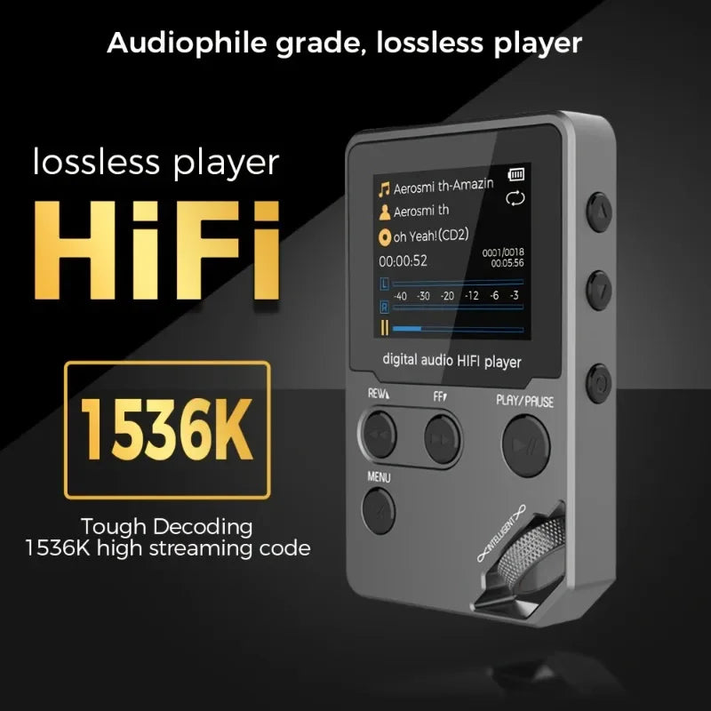 Portable Bluetooth MP3 Player 8GB with FM Radio Voice Recorder Rechargeable Music Player