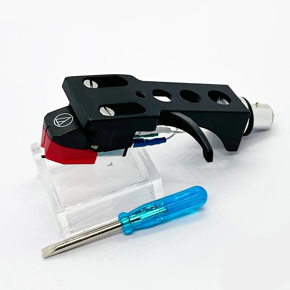 Vinyl Turntable Cartridge with Stylus and Headshell Combo Kit Standard Mount