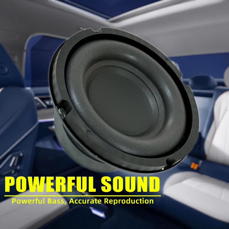 Universal 6.5 Inch Car Subwoofer 200W 4 Ohm Audio Bass Speaker for Vehicle Sound System