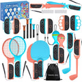 23-Piece Sports Game Accessories Bundle Compatible with Switch 2 Controllers Family Kit
