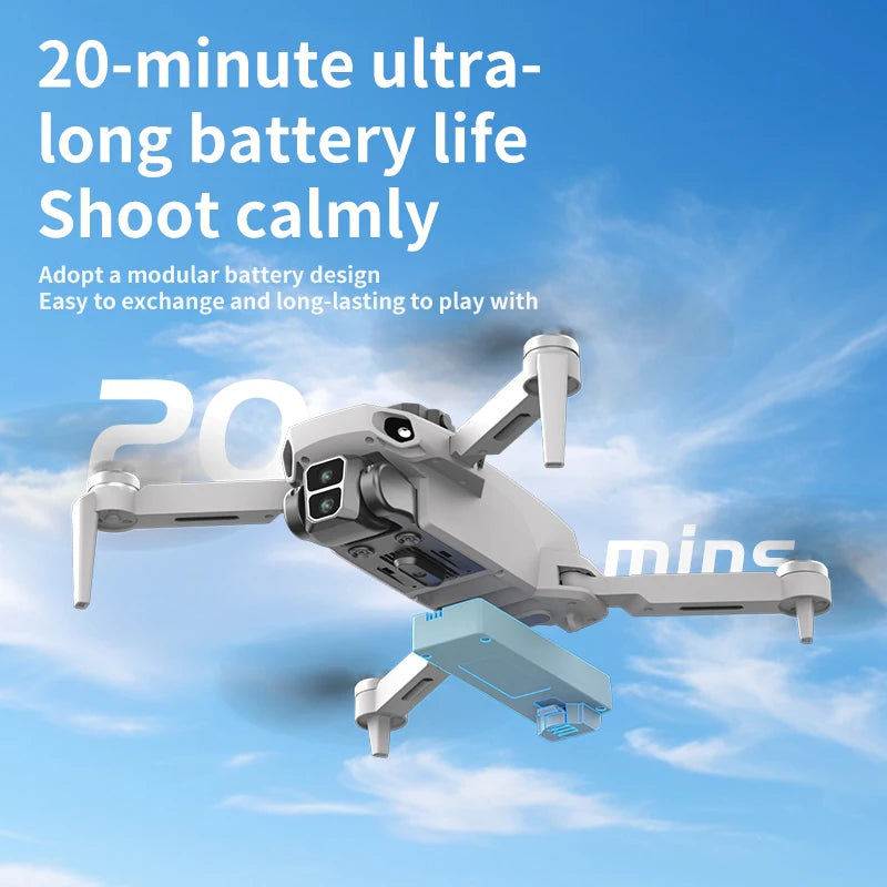 GPS Drone with 4K Camera and Screen Remote 5G WiFi FPV Brushless Quadcopter