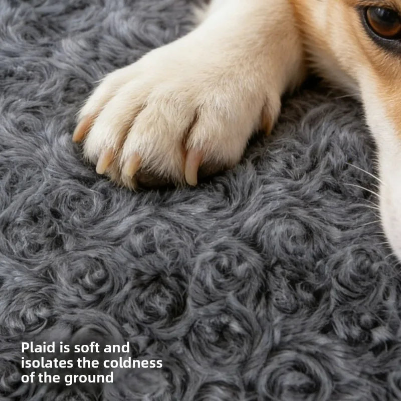 Gray Heat Reflective Pet Pad Non Electric Thermal Mat Anti Slip for Cats & Dogs
