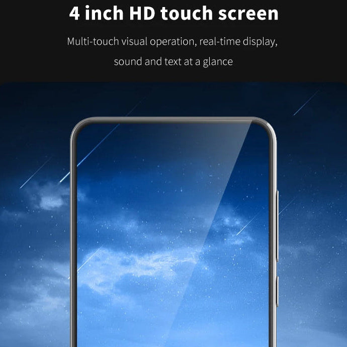 Smart Language Translator 4 Inch Touch Screen Voice Photo Offline Translation Device