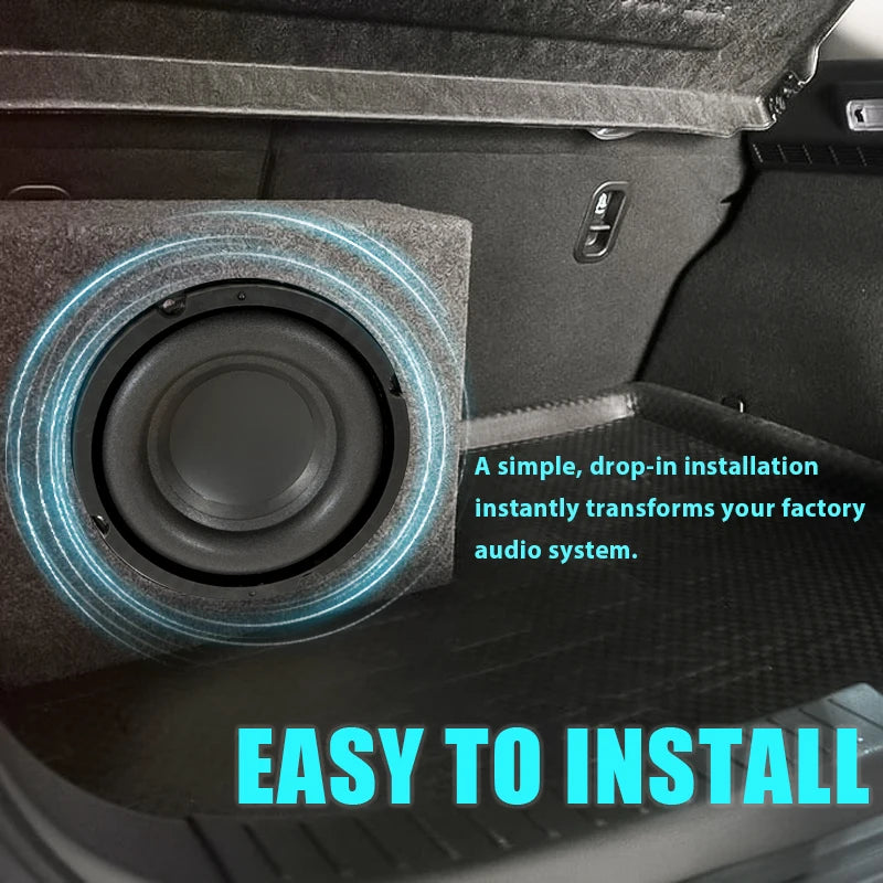 Universal 6.5 Inch Car Subwoofer 200W 4 Ohm Audio Bass Speaker for Vehicle Sound System