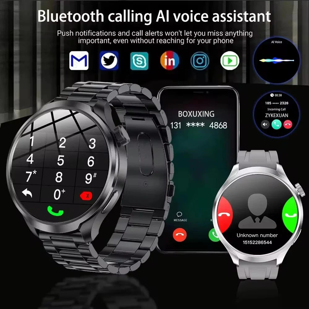 Men’s Fitness Smart Watch 1.85 Inch AMOLED with GPS NFC and Health Tracking