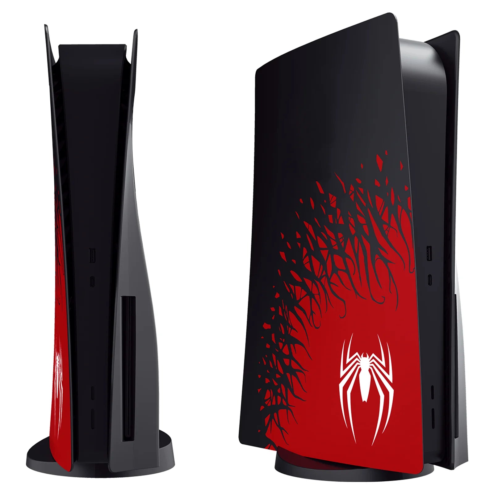 Console Faceplate Panels Compatible with PS5 Disc Edition Replacement Shell Protective Cover