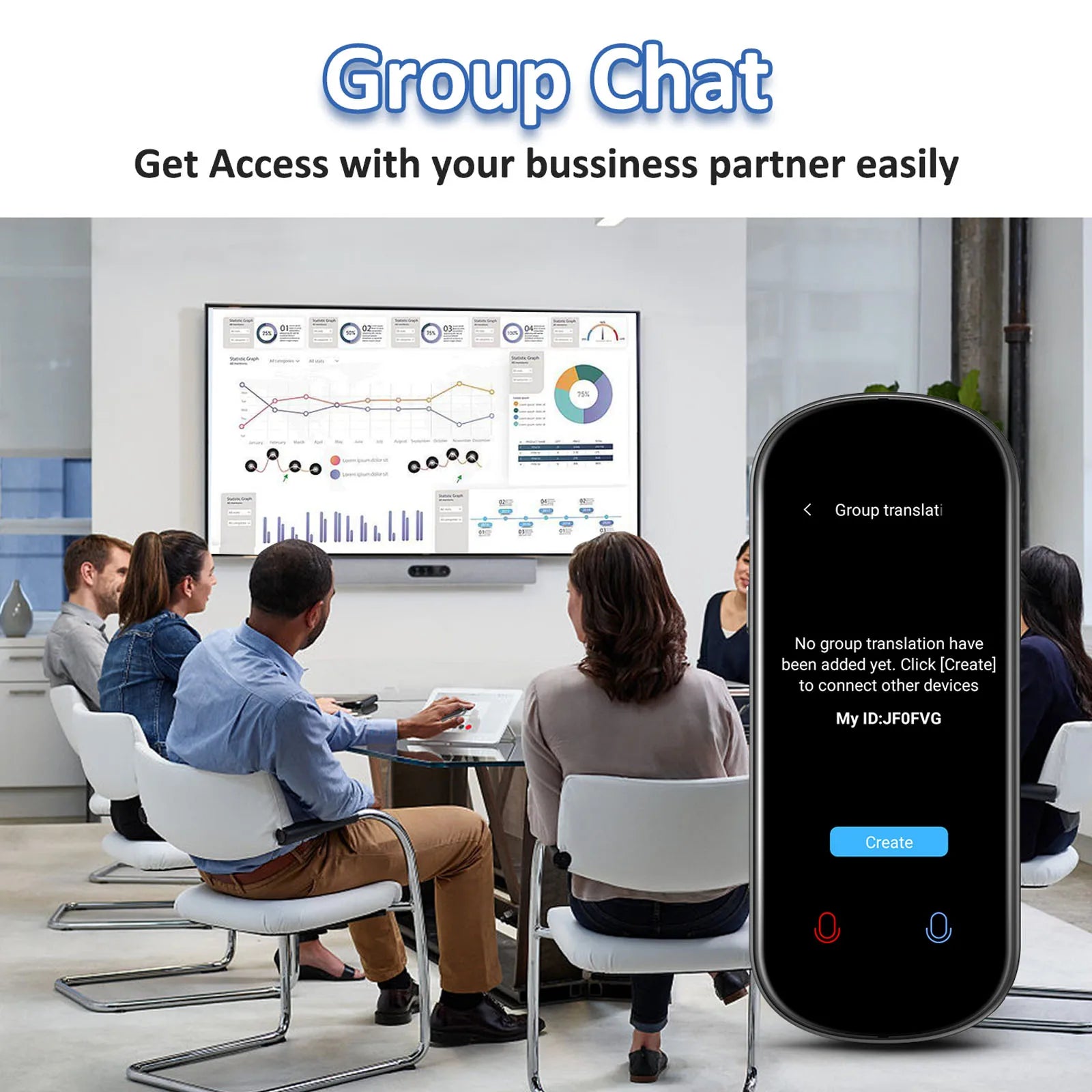 Portable Voice Translator Device 3.1 Inch Touch Screen Real Time Language Translator with Camera