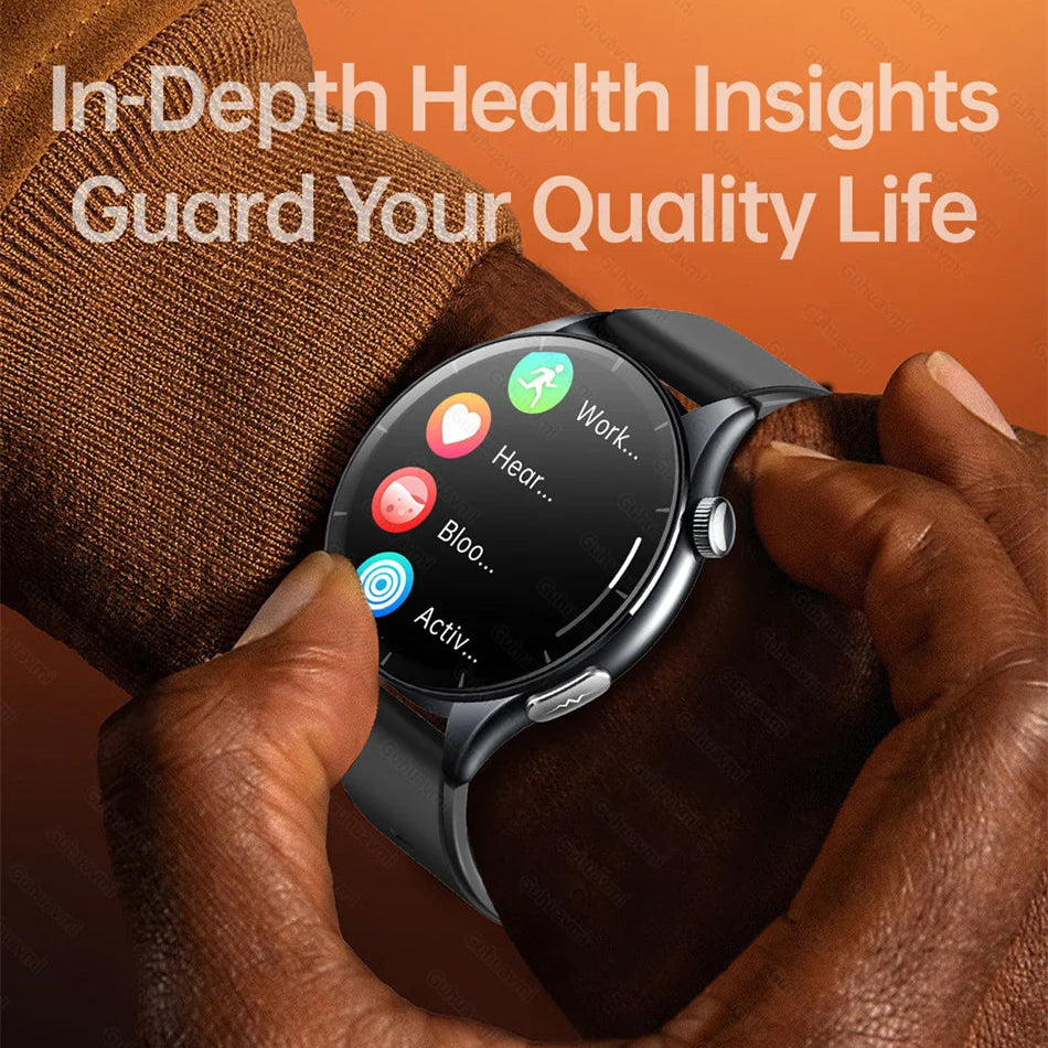 Multi Function Smart Watch AMOLED Screen Bluetooth Call NFC Activity Tracker Waterproof