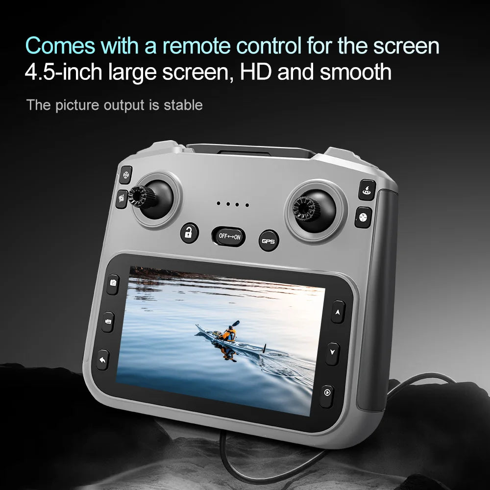 Foldable GPS Drone with Camera Screen Remote Control FPV Quadcopter