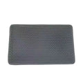 Grey Waterproof Cat Litter Mat Double Layer Non Slip Pet Pad Easy Clean Design