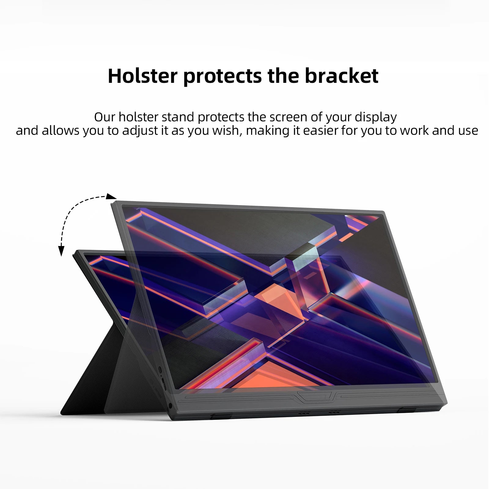 14 Inch Full HD Portable Monitor 1920x1080 IPS Screen 60Hz with Speakers and Case