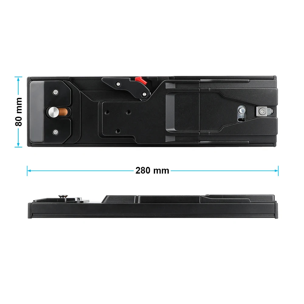 Heavy Duty VCT-14 Tripod Mount Plate with Quick Release Lock for Video Camera Rigs