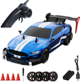 High Speed RC Drift Racing Car with 2.4GHz Remote Control, Spare Drift Tires and Rechargeable Battery