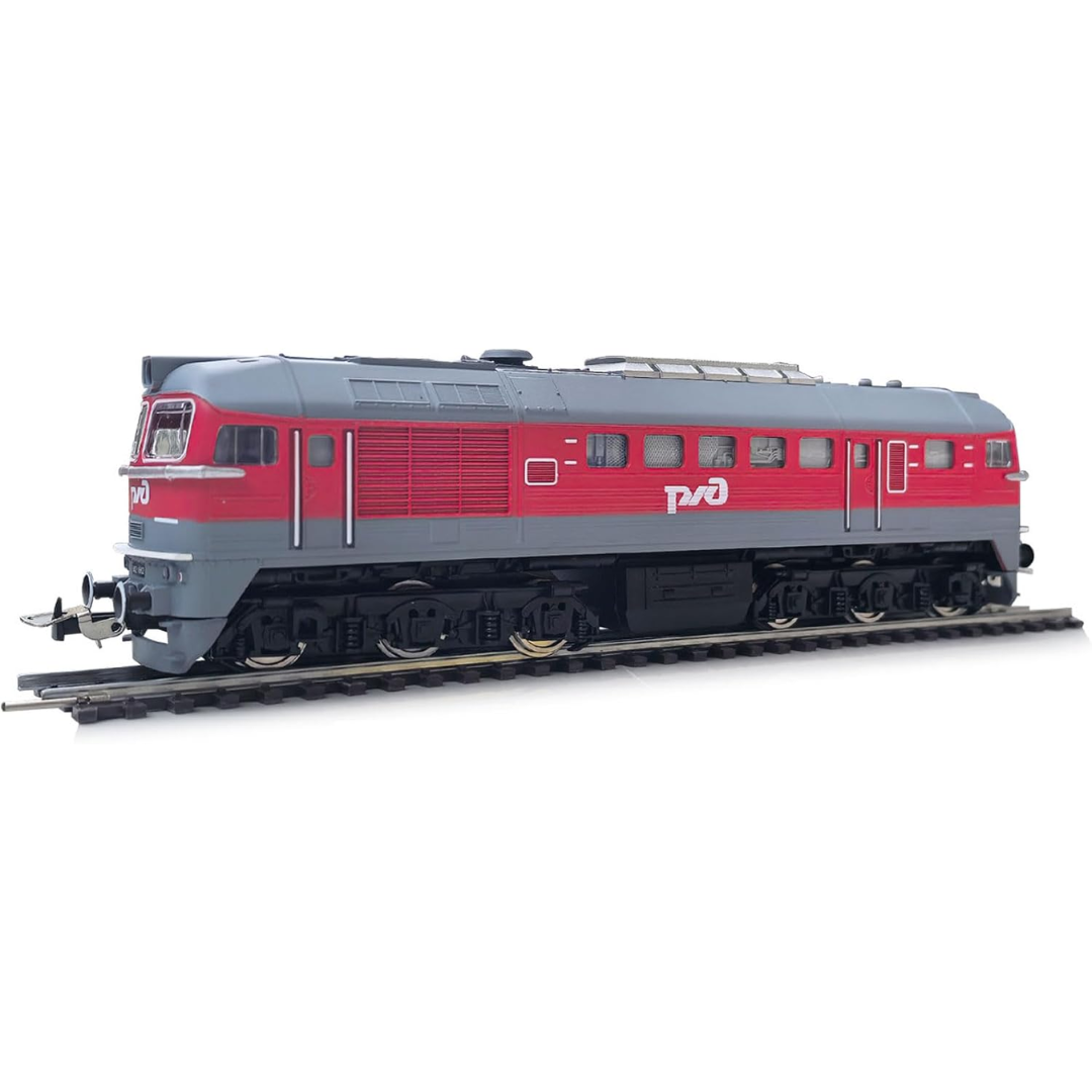 HO Scale 1:87 M62 Diesel Locomotive Model Train for Display Collection