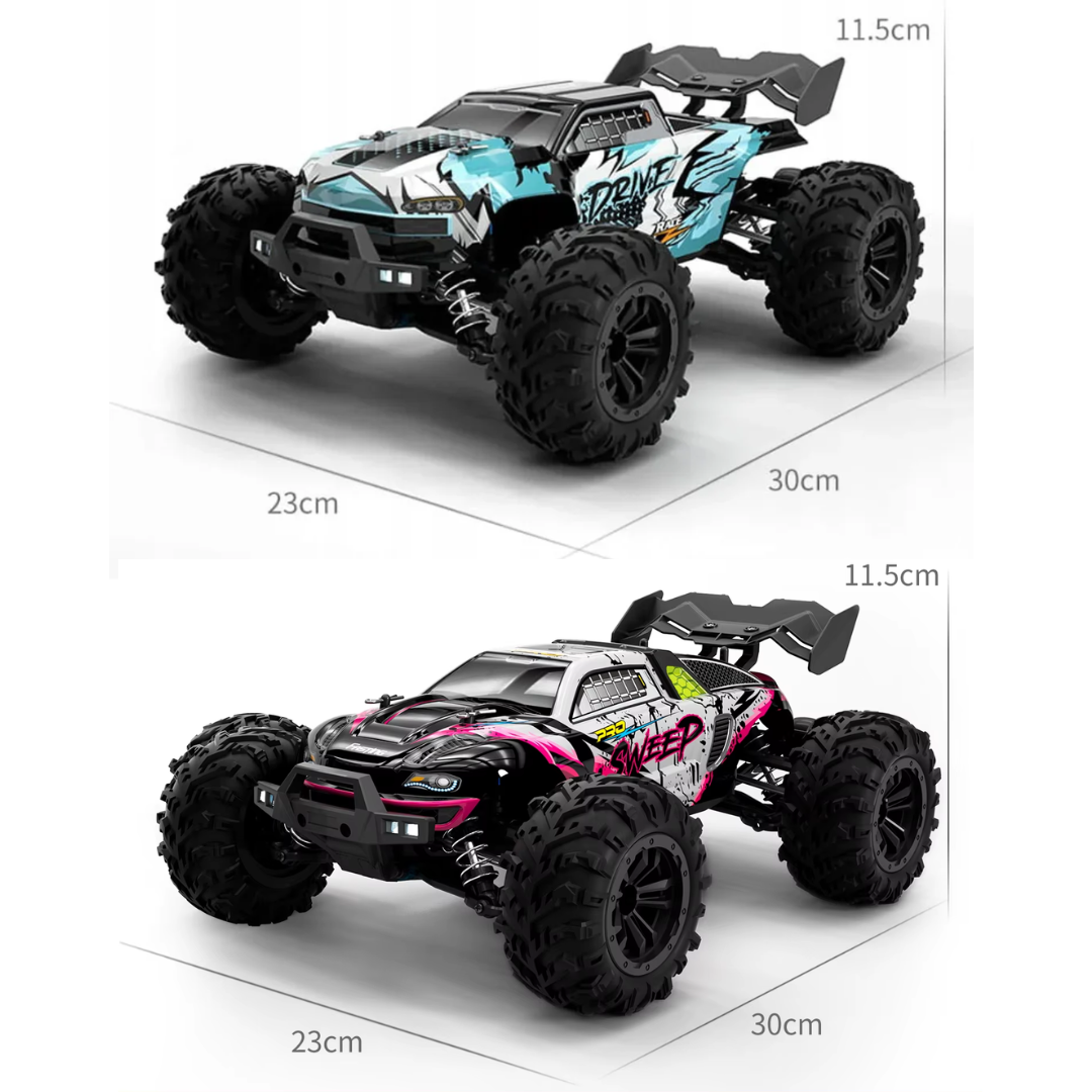 1:16 RC Monster Truck 70km/h Off Road RC Car with LED Lights