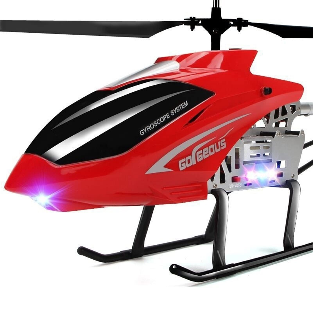 Large 80cm RC Helicopter 3.5 Channel 2.4G Remote Control with LED Lights