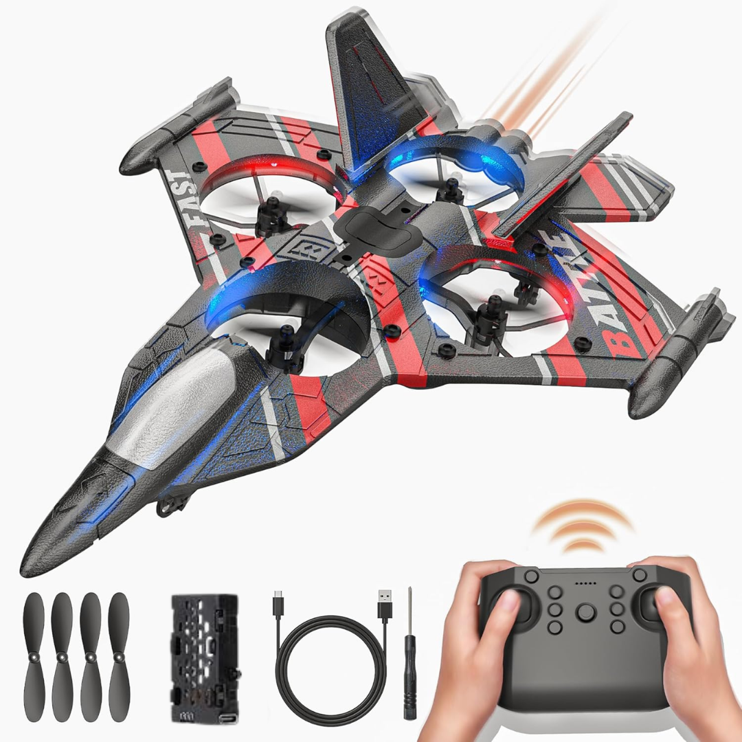 RC Airplane 2.4GHz Remote Control Foam Aircraft with 60m Range