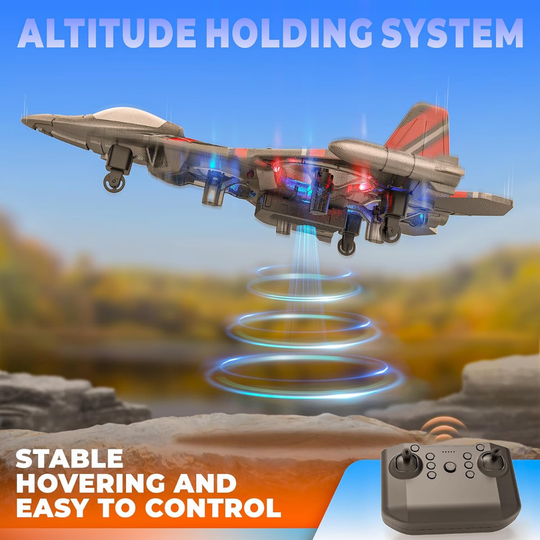 RC Airplane 2.4GHz Remote Control Foam Aircraft with 60m Range