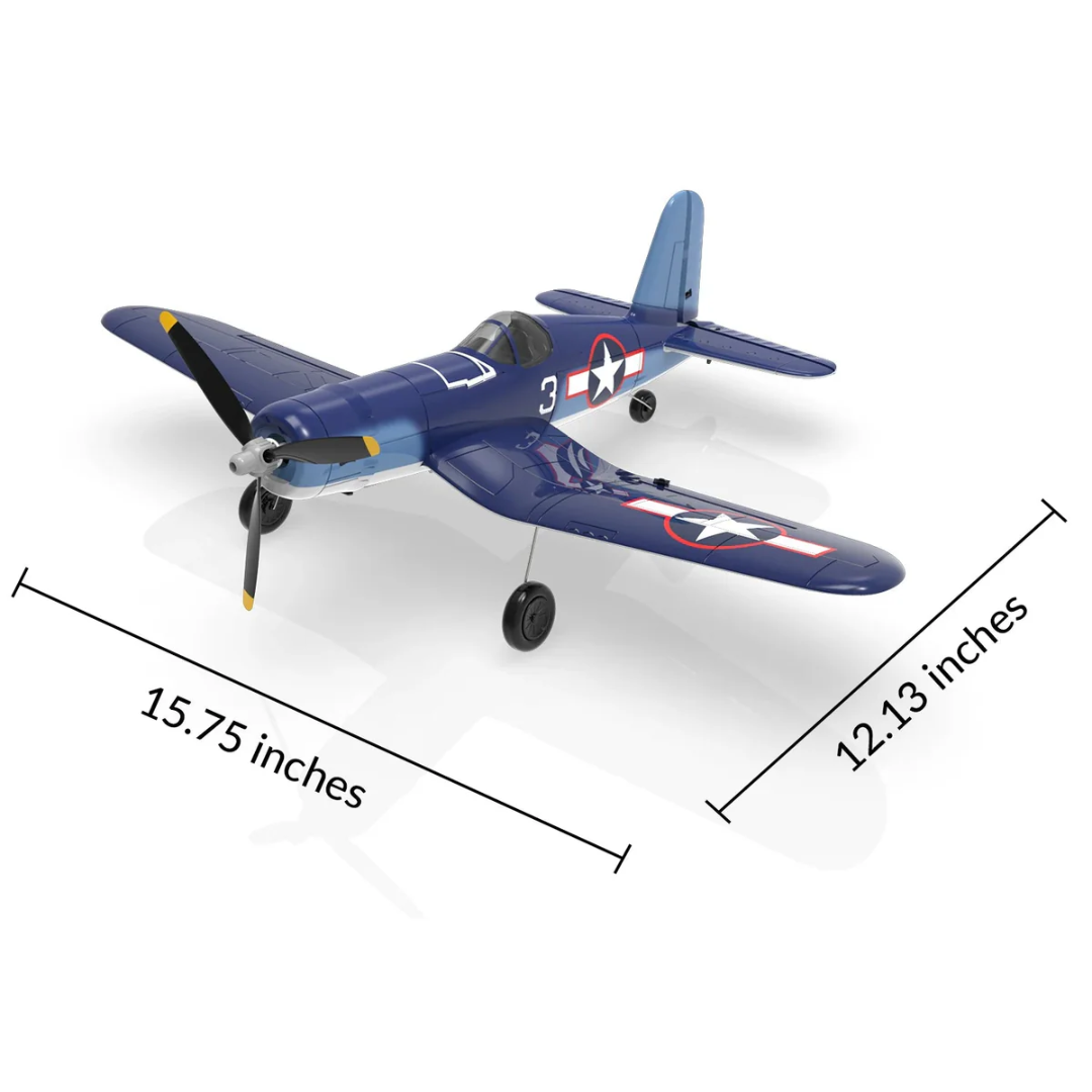 2.4GHz RC Airplane with Gyroscope Stabilization, 4 Channel Control and 400mm Wingspan