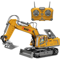 1/18 RC Excavator RC Construction Vehicle with 17 Channels Sound Lights and 680° Rotation