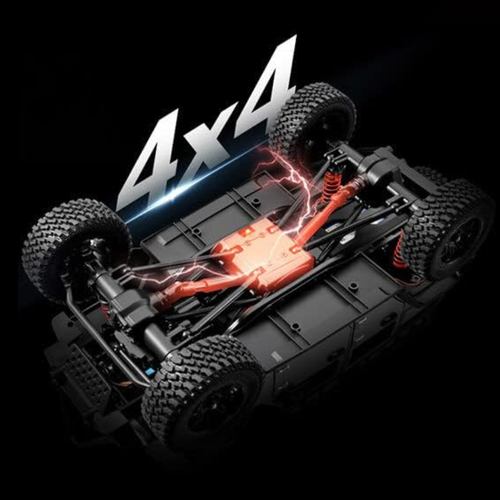 1/12 RC 4WD Off Road Truck Remote Control Vehicle with LED Lights and 2.4GHz Controller
