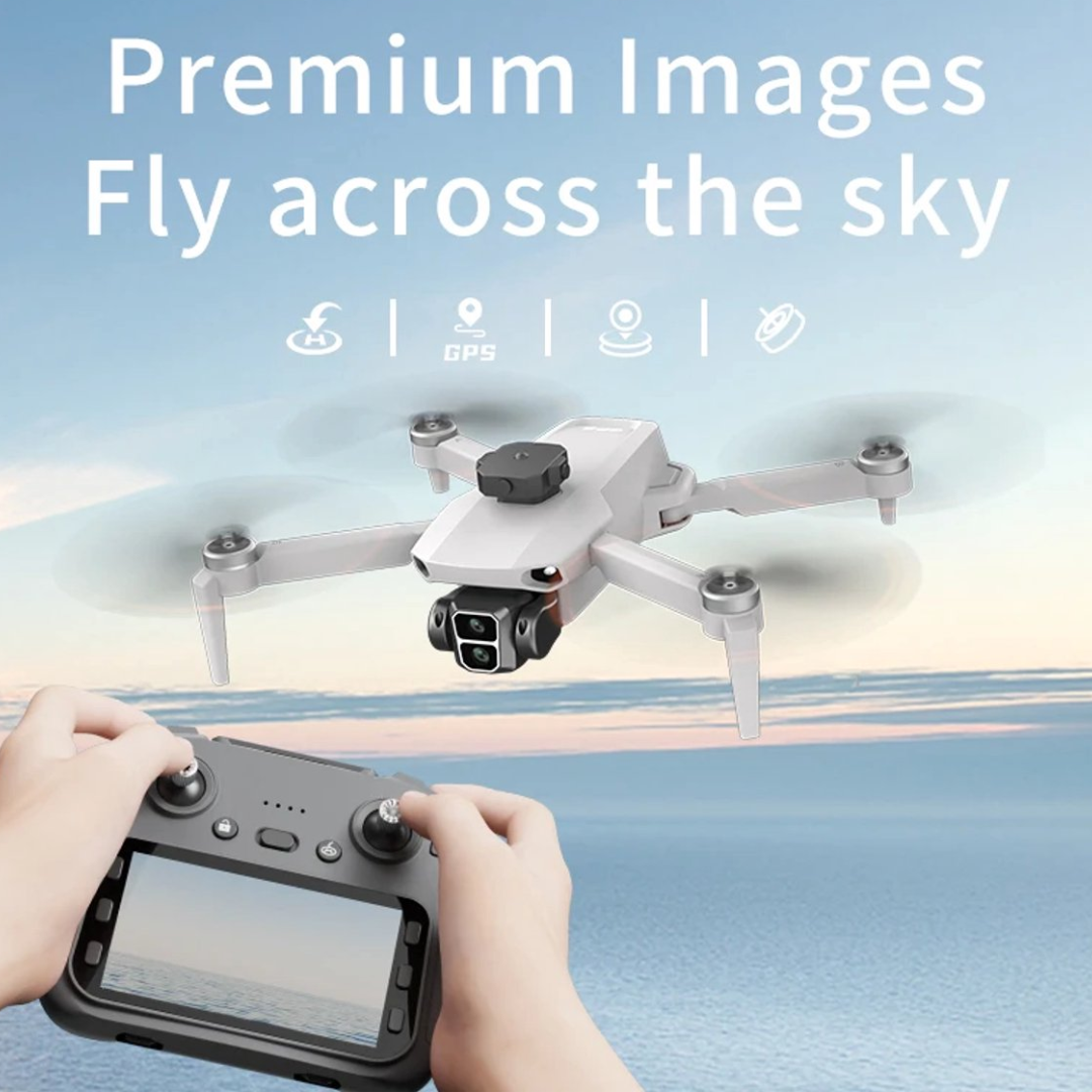 GPS Drone with 4K Camera and Screen Remote 5G WiFi FPV Brushless Quadcopter