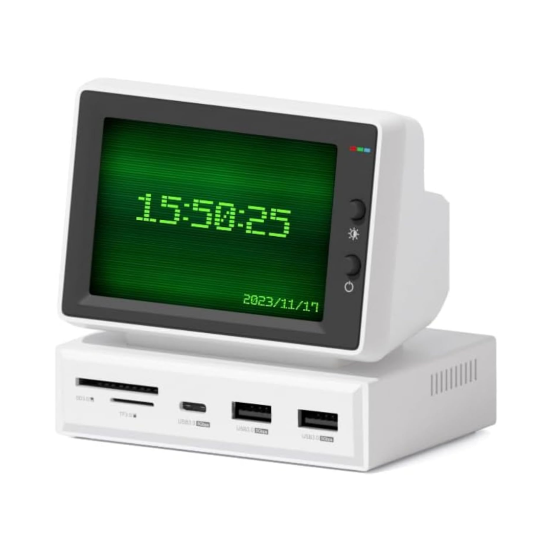 Mini 3.5 Inch IPS Display USB C Hub System Monitor Screen for Laptop PC