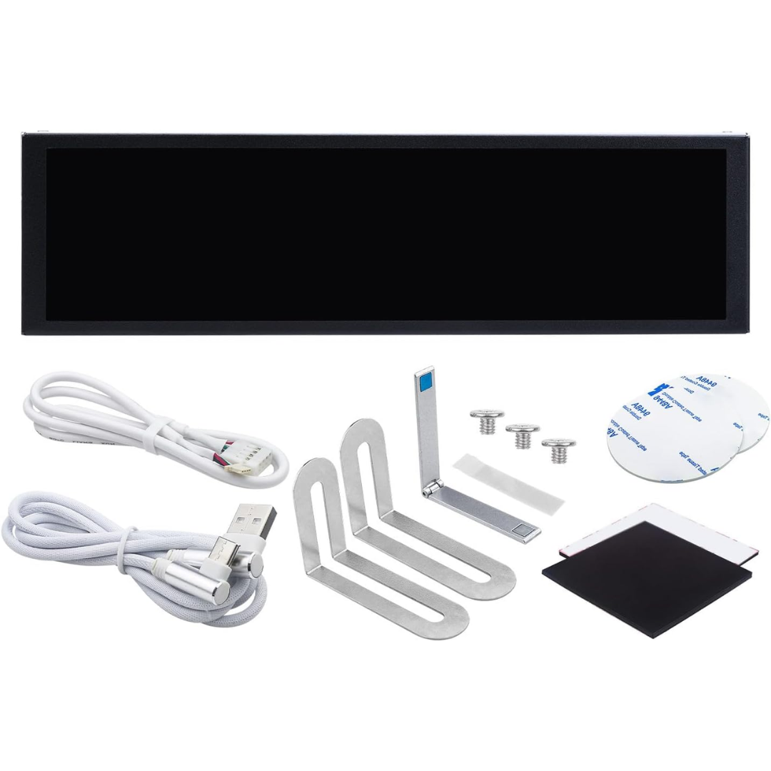 9.2 Inch USB Secondary Screen IPS Display 1920x462 Type-C PC System Monitor Panel