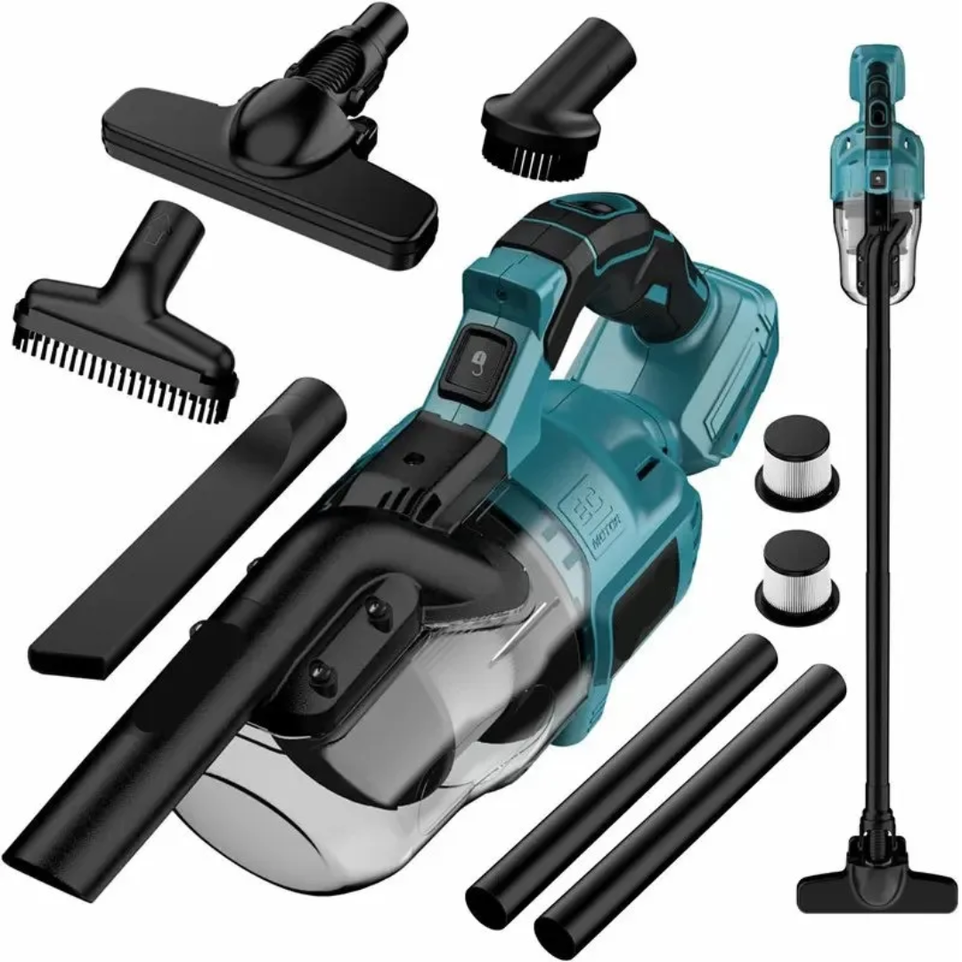 Cordless Handheld Vacuum Cleaner Kit with Tubes and Filters Compatible with 18V Battery