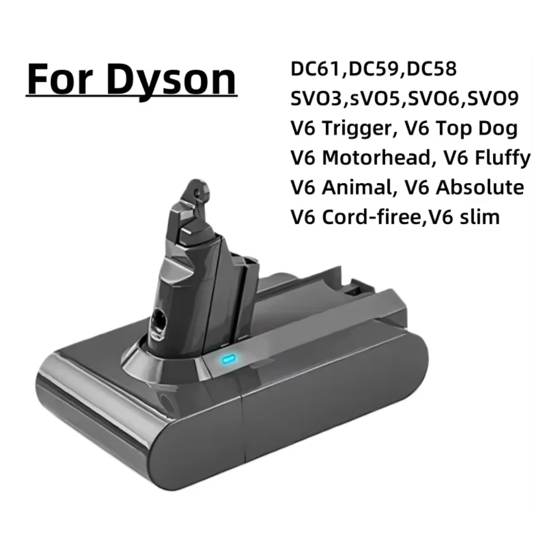 Rechargeable Battery Compatible with Dyson V6 V7 V8 V10 V11(V15) Series