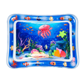 Square Cat Sensory Water Play Mat Durable PVC Interactive Cooling Toy for Pets